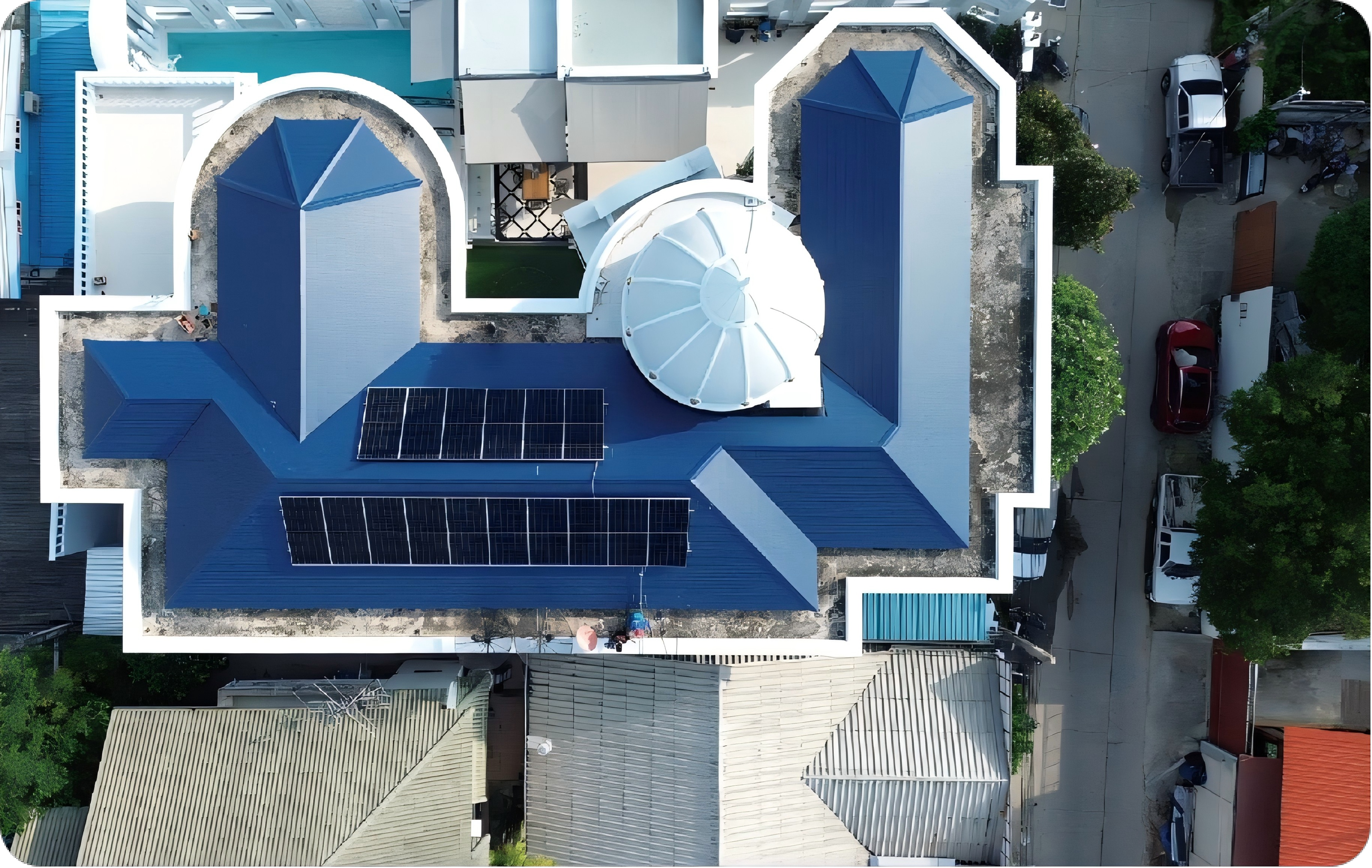 Residential solar installation — home energy system